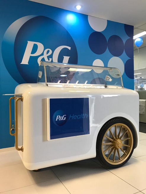 Carrinho de gelato para festas — Carrinho Grande