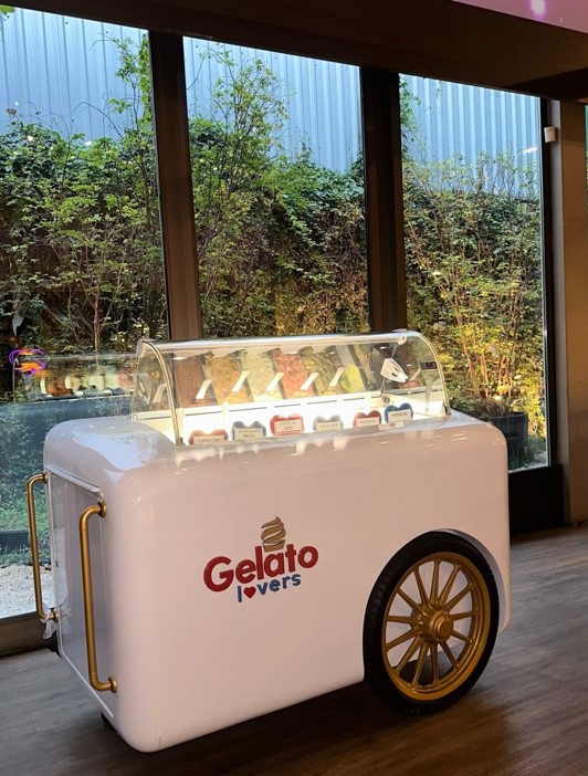 Carrinho Grande — carrinho de gelato para eventos