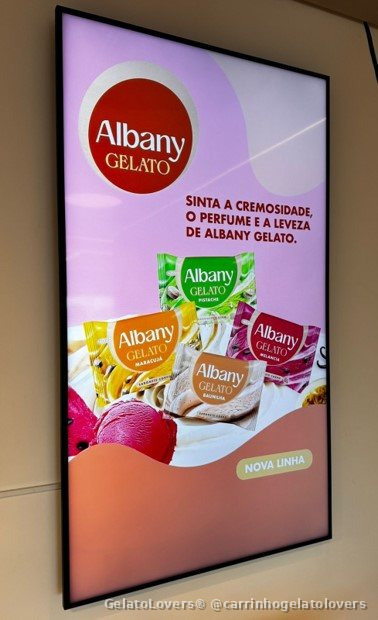 Carrinho de gelato para festas — Albany