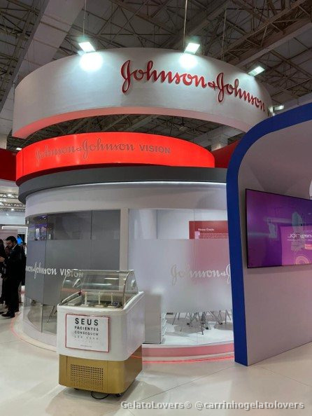 Carrinho de gelato para eventos — Johnson & Johnson