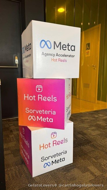 Carrinho de gelato para eventos — Meta