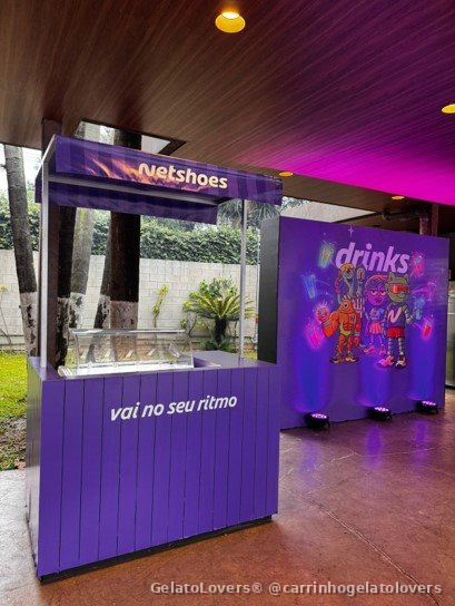 Carrinho de gelato para eventos — Netshoes