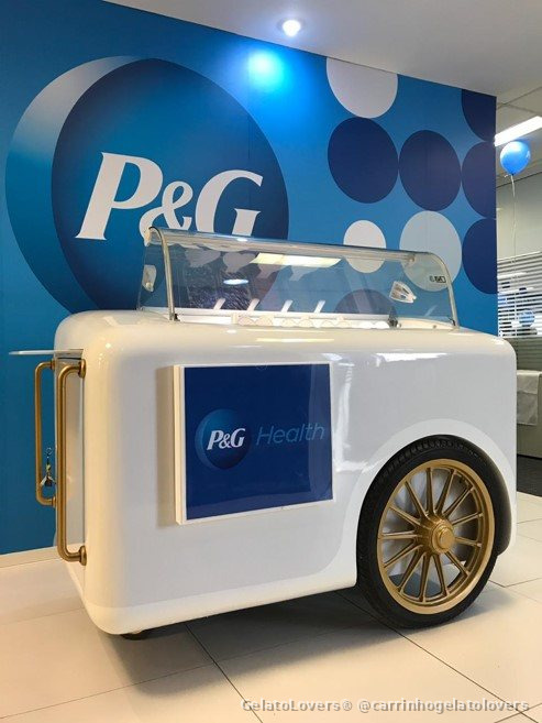 Carrinho de gelato para eventos — Procter & Gamble (P&G)