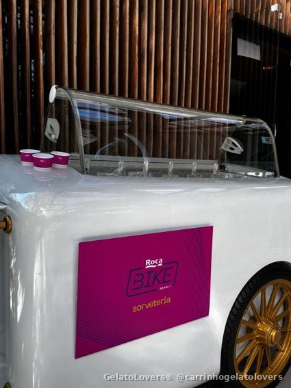 Carrinho de gelato para eventos — Roca